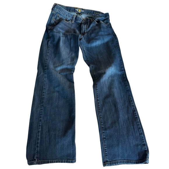 Lucky Brand Blue Denim Straight Leg Jeans - Picture 1 of 4
